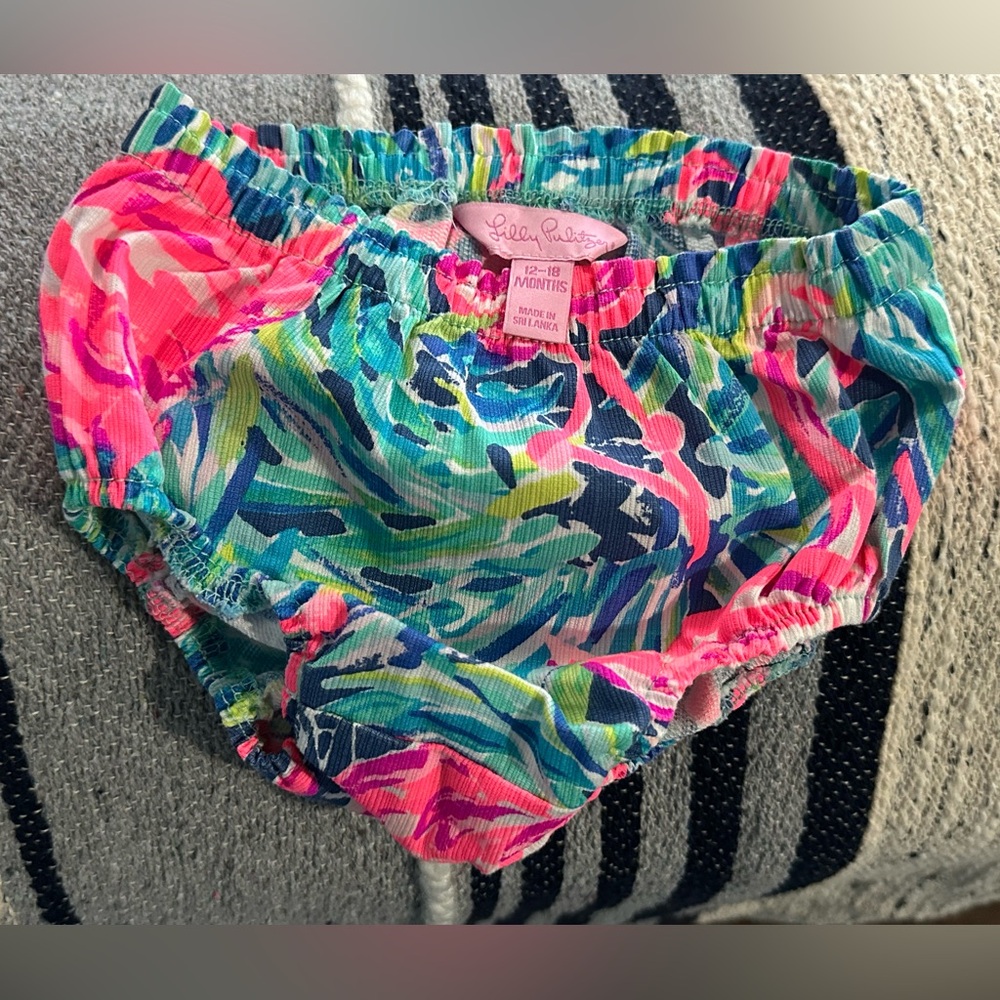 Lilly Pulitzer Baby Bloomers 12-18 months